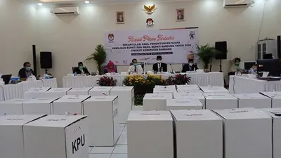 Ilustrasi kotak suara KPU