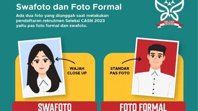 Ketentuan Plus Tata Cara Swafoto dan Foto Formal untuk Daftar Seleksi CPNS dan PPPK 2023, Simak Penjelasannya! 