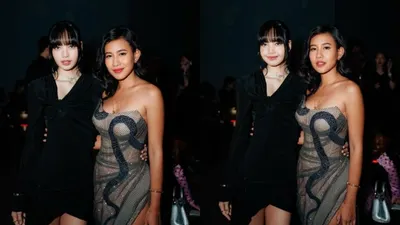 Shenina Cinnamon dan Lisa Blackpink 
