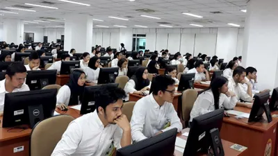 Ilustrasi barang yang tidak boleh dibawa saat tes seleksi CPNS 2023.