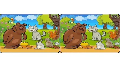 Tes Ilusi Optik: Kurang Fokus dan Konsentrasi? Atasi dengan Menemukan 5 Perbedaan di Gambar Kumpulan Hewan Lucu Ini