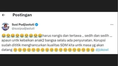 Susi Pudjiastuti Colek Jokowi Soal Dana Stunting di Depok
