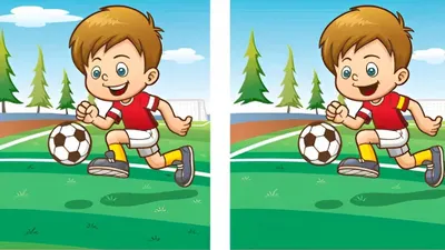Tes IQ: Asah Analisamu dengan Temukan 6 Perbedaan di Gambar Anak Bermain Bola dalam Waktu 23 Detik