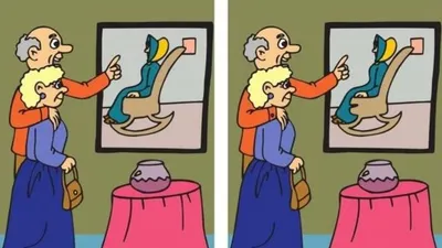 Tes IQ: Temukan 3 Perbedaan dari Gambar Kakek Nenek, Ketemu? (Jagran Josh)