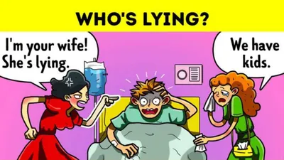 Tes IQ: Hanya Insting Detektif yang Bisa Mengetahui Siapa Istri Asli dari Pria yang Koma