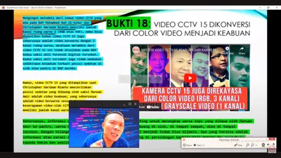 Rismon Sianipar ungkap 18 bukti dugaan rekayasa CCTV kasus Jessica Wongso. 