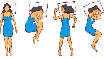 Ilustrasi tes kepribadian lewat posisi tidur