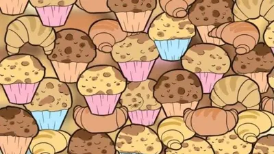 Tes Penglihatan: Temukan Seekor Kucing di Antara Cupcake dalam Waktu 8 Detik untuk Asah Ketajaman Matamu