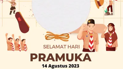 10 Link Twibbon Hari Pramuka Ke-62 Lengkap dengan Cara Pasangnya, Yuk Bagikan di Media Sosial (Twibbonize)