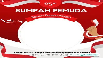 15 Link Twibbon Hari Sumpah Pemuda 28 Oktober 2023, Pajang di Media Sosial