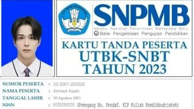 Ilustrasi Kartu Tes UTBK 2024