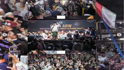 Anies Baswedan Hadiri Acara Gerakan Bersama Anies Bersholawat