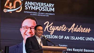 Anies Baswedan hadir di Acara 40th Anniversary Symposium, Kuala Lumpur Malaysia