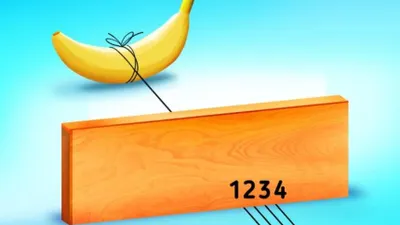 Tes IQ: Temukan Tali yang Terikat ke Pisang dalam 2 Detik