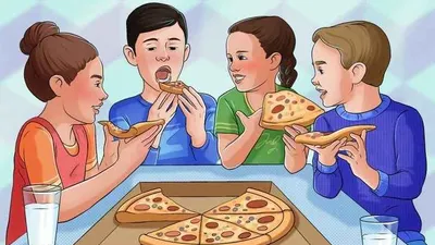 Tes IQ: Temukan Kesalahan dalam Gambar Orang Makan Pizza dalam Waktu 9 Detik, Uji Ketelitianmu Sekarang!