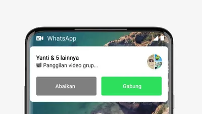 Cara Video Call WhatsApp hingga 32 Orang