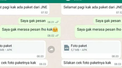 Penipuan Online Modus Kurir Paket