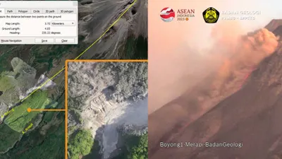 Gunung Merapi Masih Berada di Level Siaga, Tercatat 60 Guguran Awan Panas telah Terjadi Sejak Erupsi