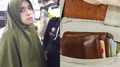 Pencopet wanita yang ditangkap di Masjid Al Jabbar.
