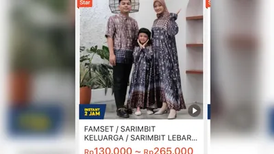 Baju lebaran keluarga