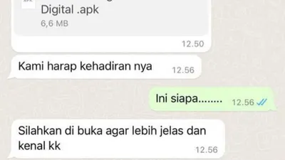 Waspada! Penipuan Berkedok Sebar Undangan Lewat WA, Uang di Mbanking Langsung Ludes