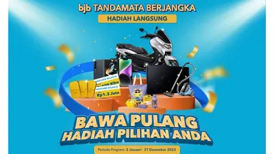Di bank bjb, Nabung Berjangka Langsung Bawa Pulang Sepeda Motor