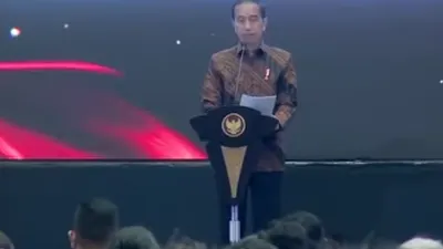 Jelang Pemilihan Umum Serentak di 2024, Presiden Joko Widodo Apresiasi Polisi Siber Bentukkan Bawaslu. 