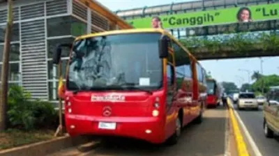 Ilustrasi bus TransJakarta