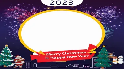 10 Link Twibbon Perayaan Natal dan Tahun Baru 2023, Cocok untuk Ucapan dan Status WA, IG, dan FB