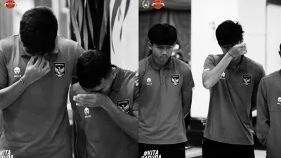Timnas U-20 Indonesia Menangis