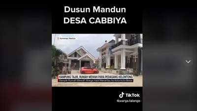 Viral! Kampung Tajir di Sumenep Madura, Rumah Mewah Bernilai Miliaran Milik Para Pedagang Kelontong