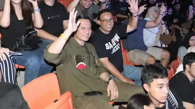 Kompak! Nonton Konser 3 Dekade Dewa-19, Agus Yudhoyono dan Anies Baswedan Lantunkan Lagu Ini