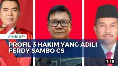 Jadi Idola Baru Masyarakat Indonesia, Inilah Profil 3 Hakim yang Kompak Vonis Hukuman Mati kepada Ferdy Sambo