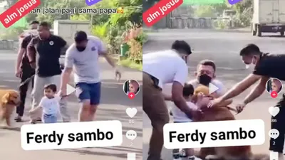 Beredar Video Ferdy Sambo Asuh Arka Dikawal Brigadir J hingga Bharada E