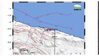 Kota Jayapura Kembali Diguncang Gempa Bumi sejak Dini Hari, Titik Pusat Gempa Berdekatan