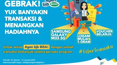 Apresiasi Agen Laku Pandai, bank bjb Bagi-bagi Hadiah untuk Ratusan Agen bjb BiSA