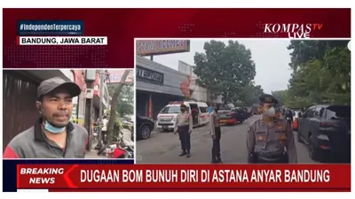 Info Terkini! Ledakan Bom Bunuh Diri di Polsek Astana Anyar Bandung, Sempat Ada Laki-laki Acungkan Sajam