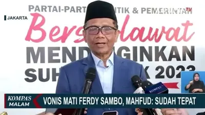 Mahfud MD Nyatakan Vonis Mati Ferdy Sambo Sudah Tepat, Ternyata Ini Alasannya!