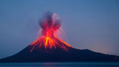 Ilustrasi Gunung Berapi