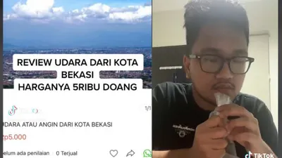 Viral! Pria Beli Udara dari Kota Bekasi Seharga Rp 5 Ribu, Penasaran Gimana Rasanya?