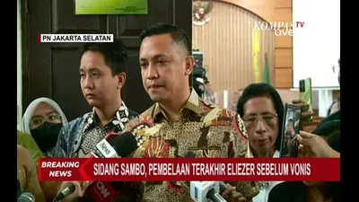 Ronny Talapessy kuasa  hukum Richard Eliezer menaruh harapan pada sidang pembelaan terakhir