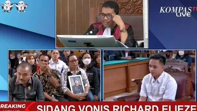 Status Justice Collaborator Richard Eliezer Diterima, Majelis Hakim Jatuhkan Vonis Hukuman 1,5 Tahun Penjara