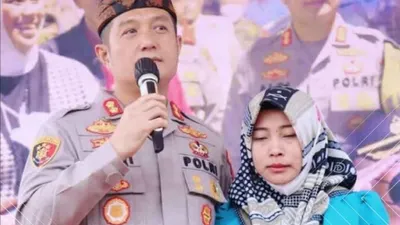 TKI yang Terjebak Sakit di Arab Saudi, Lidyawati, Luapkan Tangis Saat Temui Kapolres Karawang 