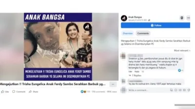 CEK FAKTA: Trisha Eungelica Serahkan Duit Ratusan Triliun Hasil Pencucian Uang Ferdy Sambo ke Polisi
