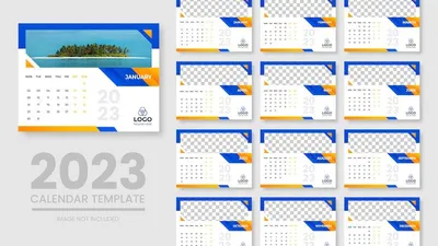 Template kalender 2023.