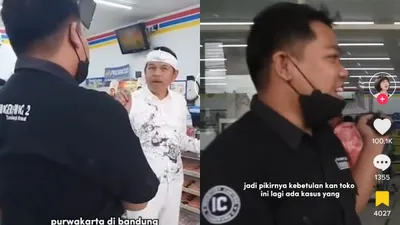 Kang Dedi Mulyadi malah kena semprot pihak toko Indomaret saat akan membelanjakan dua anak kecil jajan di toko tersebut.