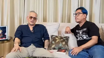 Tio Pakusadewo saat hadir sebagai bintang tamu di YouTube milik Uya Kuya