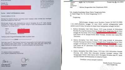Sang korban dari hilangnya jaminan kredit bernama Lili Arillah yang memberikan sertifikat tanah kepada pihak Bank BSI.