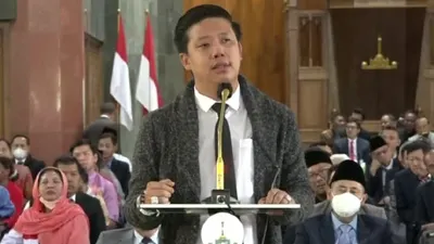 Dalam pidatonya, Pablo Benua menyinggung soal ratusan rekening Panji Gumilang yang dibekukan oleh PPATK.