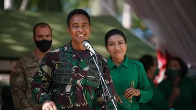 Mantan Panglima TNI Jenderal (purn) Andika Perkasa menyatakan dukungannya pada bacapres Ganjar Pranowo di pilpres 2024 mendatang.
